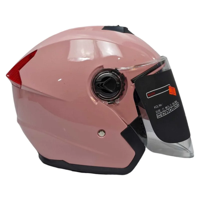 کلاه کاسکت بدون فک دخترانه shiny pink – EK